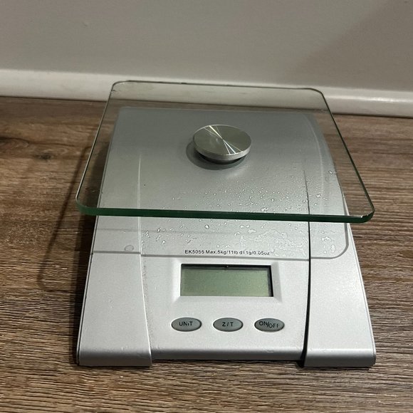Mainstays EUC Glass Digital Kitchen Scale D5 - Picture 1 of 7